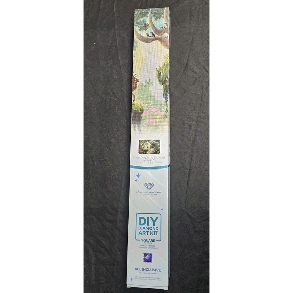 Diamond Art Club DIY Diamond Art Kit Forest Dragon, The Encounter 41.3" x 27.6"